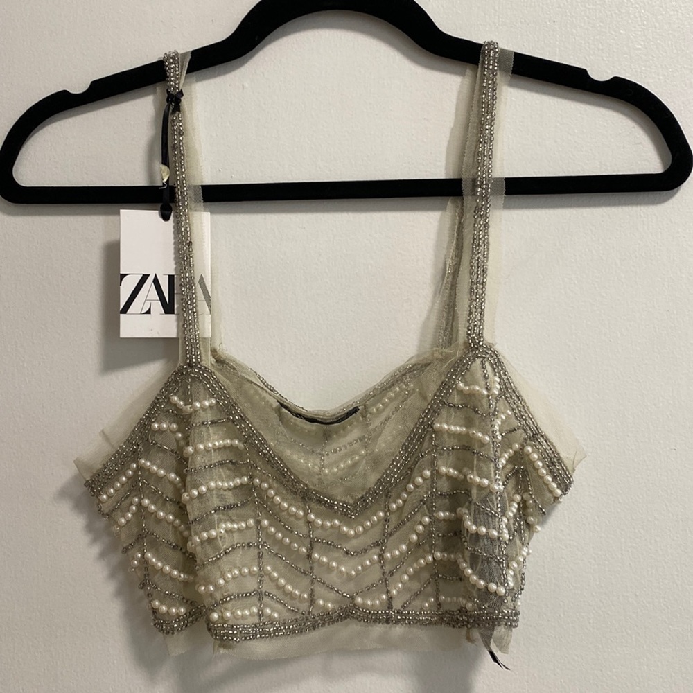 ZARA Embellished Bralette